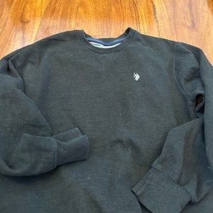 Dark gray polo sweater